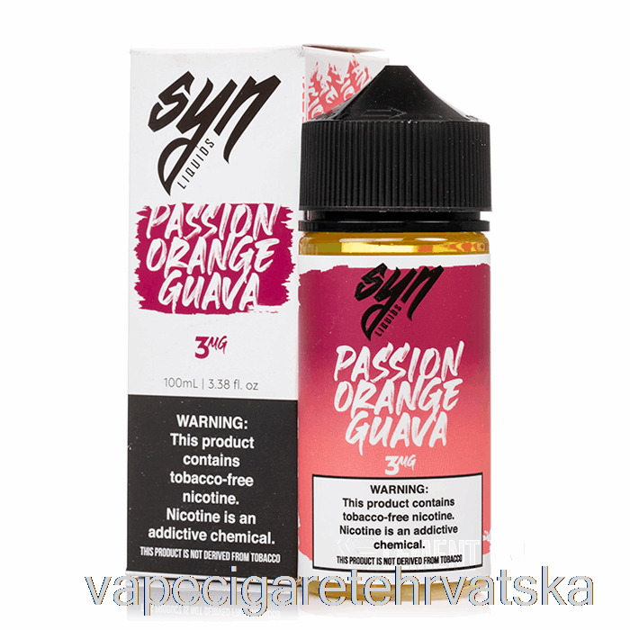 Vape Hrvatska Passion Orange Guava - Sin Tekućina - 100ml 0mg